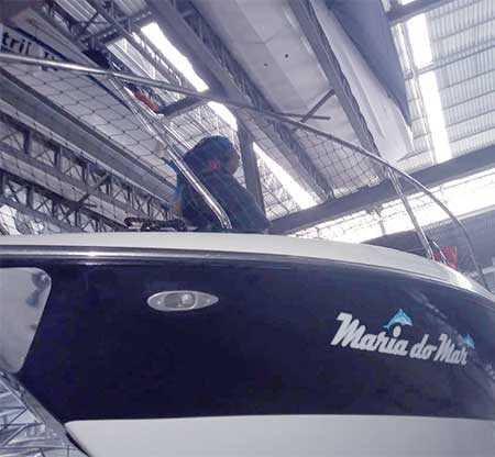 Redes de proteção para barcos